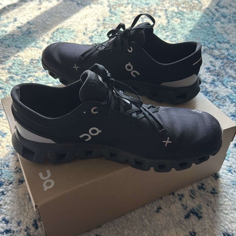 On Running Black Athletic Shoes Sleek Design - Picture 3 of 3